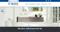 Desktop Screenshot of block-haustechnik.de