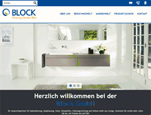 Tablet Screenshot of block-haustechnik.de